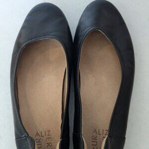 Naturalizer Flexy Ballet Flats Black 9M Leather
